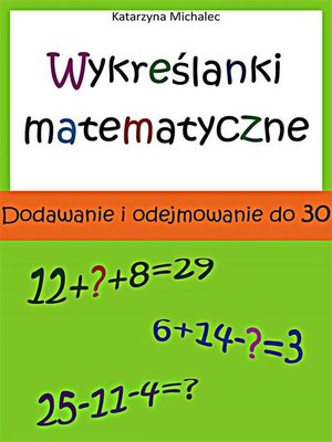 cover image of Wykreślanki matematyczne